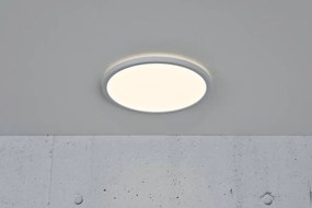 Plafoniera LED pentru iluminat exterior, senzor de miscare cu microunde, design silm Oja 29 alb 2700K 2110456101 NL