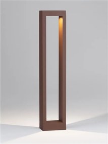 Stalp exterior LED 2700K IP65 DOLIX corten, H-60cm