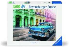 PUZZLE MASINA DIN CUBA 1500 PIESE DESIGN NOU - RAVENSBURGER (RVSPA00722)