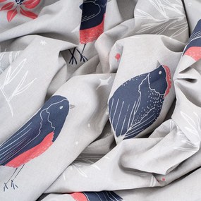 4Home Lenjerie de pat din bumbac Winter Robin, 140x 200 cm, 70 x 90 cm, 140 x 200 cm, 70 x 90 cm