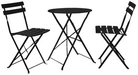 Zondo Set mobilier de grădină Obas 210970 (negru) (pentru 2 persoane). 1075508