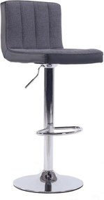 Scaun bar, gri/negru, HILDA
