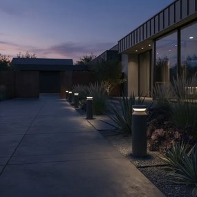 Lampă LED de exterior Ideal Lux BOEING LED/14W/230V 40 cm IP65 negru