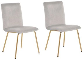 Set 2 buc. scaune pentru sufragerie Rundo (gri). 1010067