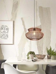 Lustra/Pendul eco din ratan Zanzibar round 40cm, nat