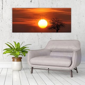 Tablou - Apus de soare (120x50 cm)