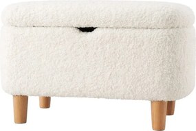 Bancă de copii albă Moouv – Hanah Home