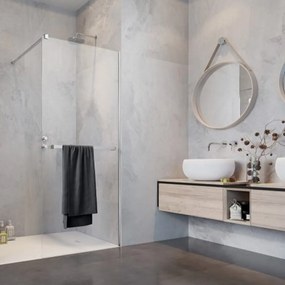 Paravan de dus tip Walk-in Radaway Modo New II cu portprosop crom lucios-transparent 95 cm sticla securizata 8 mm