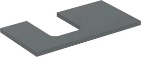 Blat pentru lavoar Geberit One cu decupaj in stanga 90 cm lava mat