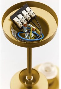 Jupiter 2110 - Lustră pe tijă KASZMIR 5xE27/15W/230V alb/auriu/decor marmură