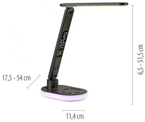 JUST LIGHT. 11018-18 - LED RGBW Lampă de masă dimabilă TINA LED/4W/230V