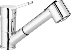 Pero Baterie pentru bucătărie, cu pipă extractibilă Finisaj: Crom BOP_071N