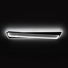 Brilagi - plafonieră LED dimabilă OUTLINE LED/90W/230V 18x100 cm alb/negru +telecomandă