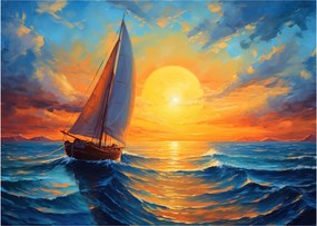 Tablou - Sailboats (70x50 cm)