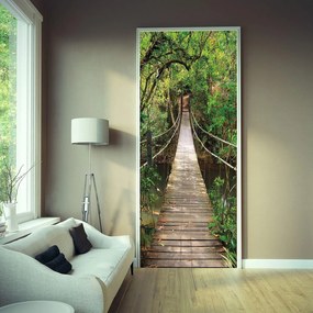 Fototapeta pentru usa JUNGLE BRIDGE 86x200 cm