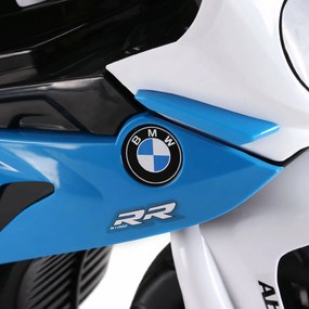 HOMCOM Motocicletă Electrică pentru Copii 18-36 Luni cu Licență BMW, 6V, 3 Roți, Faruri, Muzică, 2,5 km/h, Max 20kg, Albastru | Aosom Romania