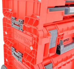 QBRICK SYSTEM PRO Cart 2.0 Red Ultra HD - Cutie de scule cu roți