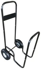 Cărucior pentru lemne de foc, 52 x 57 x 107/73 cm, capacitate de încărcare 80 kg