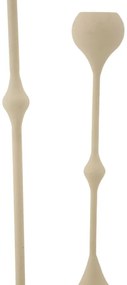 Mauro Ferretti Set Suport Lumânare Slimmy Crem 2 Bucăți Cm Ø 8X26-8X35 | Aosom Romania