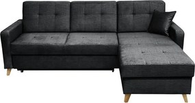 Coltar extensibil LARS, universal, stofa catifelata negru - Voss 19, c