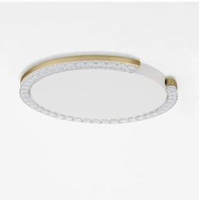 Plafoniera circulara aluminiu auriu GREAMY D-46cm