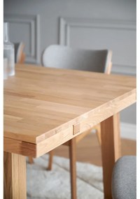 Masă de dining din lemn de stejar lustruit Rowico Brooklyn, 170 x 95 cm