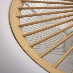 Plafonieră LED dimabilă cu ventilator ZEPHYR LED/48W/230V auriu + telecomandă
