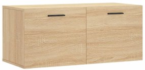 830095 vidaXL Dulap de perete, stejar sonoma, 80x36,5x35 cm, lemn compozit