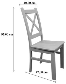 Scaun de sufragerie NATE negru