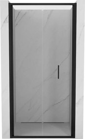 Mexen Exo uși de duș pliante 90 cm, transparente, negre - 816-090-000-70-00