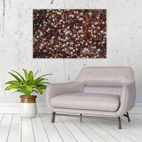 Tablou cu floare de nu mă uita (90x60 cm)