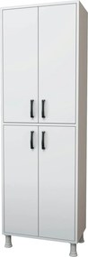 Dulap bucatarie M4-1103, alb, PAL melaminat, 63x36x191 cm