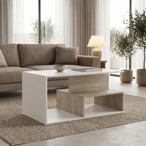Masuta De Cafea Kalora Sonoma-alb 90x51x43 Cm