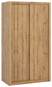 Dulap de haine cu uși culisante Klary SZ120 KE04 (Alb) . 1105733