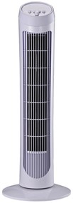 HOMCOM Ventilator Turn Oscilant cu 3 viteze, Ventilator Piedestal din Plastic ABS, 27x27x75 cm, Negru | Aosom Romania