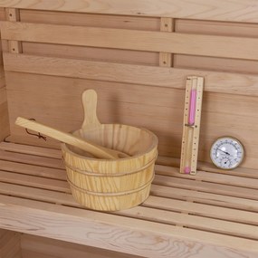 Vnútorná sauna Vantaa 120 so soľnými kameňmi