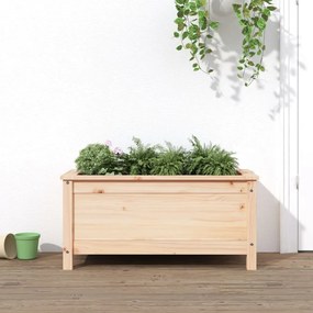 vidaXL Jardinieră de grădină, 82,5x40x39 cm, lemn masiv de pin