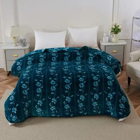 Patura Cocolino dubla cu flori 200x230 cm, PDD13