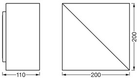 Aplică LED dimabilă SMART+ SWAN LED/23W/230V Wi-Fi Ledvance