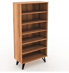 Bibliotecă din lemn de fag 91x185 cm Golo - The Beds