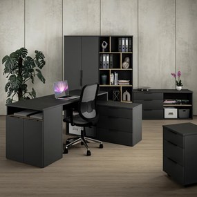 Bibliotecă ADAPO 02, antracit