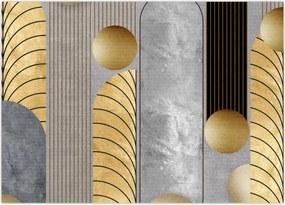 Tablou - Decorațiuni de aur (70x50 cm)