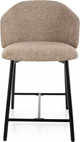 Scaun de bar Osaka H-2 bej 253 / negru mat