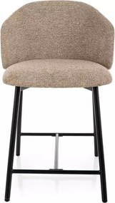 Scaun de bar Osaka H-2 bej 253 / negru mat