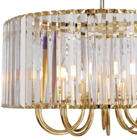 Lustră pe lanț Zuma Line 1906/6 PARIS 6xE14/40W/230V auriu