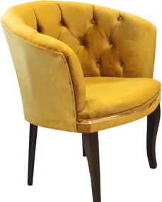 Set canapea Milano Relax Homs textil mustar gold