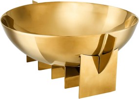 Vas decorativ din otel inoxidabil design LUX Bismarck, auriu 112884 HZ