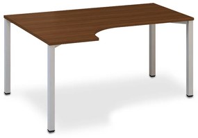 Birou ergonomic ProOffice B 180 x 120 cm, stanga, nuc
