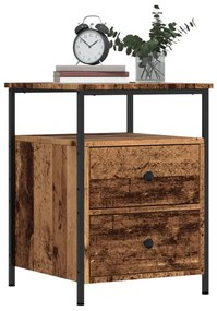 vidaXL Noptiere, 2 buc, lemn vechi, 44x45x60 cm, lemn prelucrat