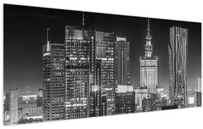 Tablou - Alb și negru New York (120x50 cm)